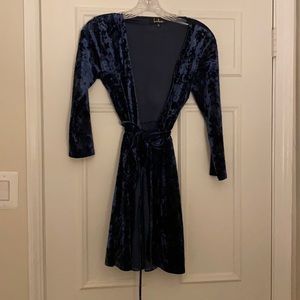 Lulus Flare wrap dress